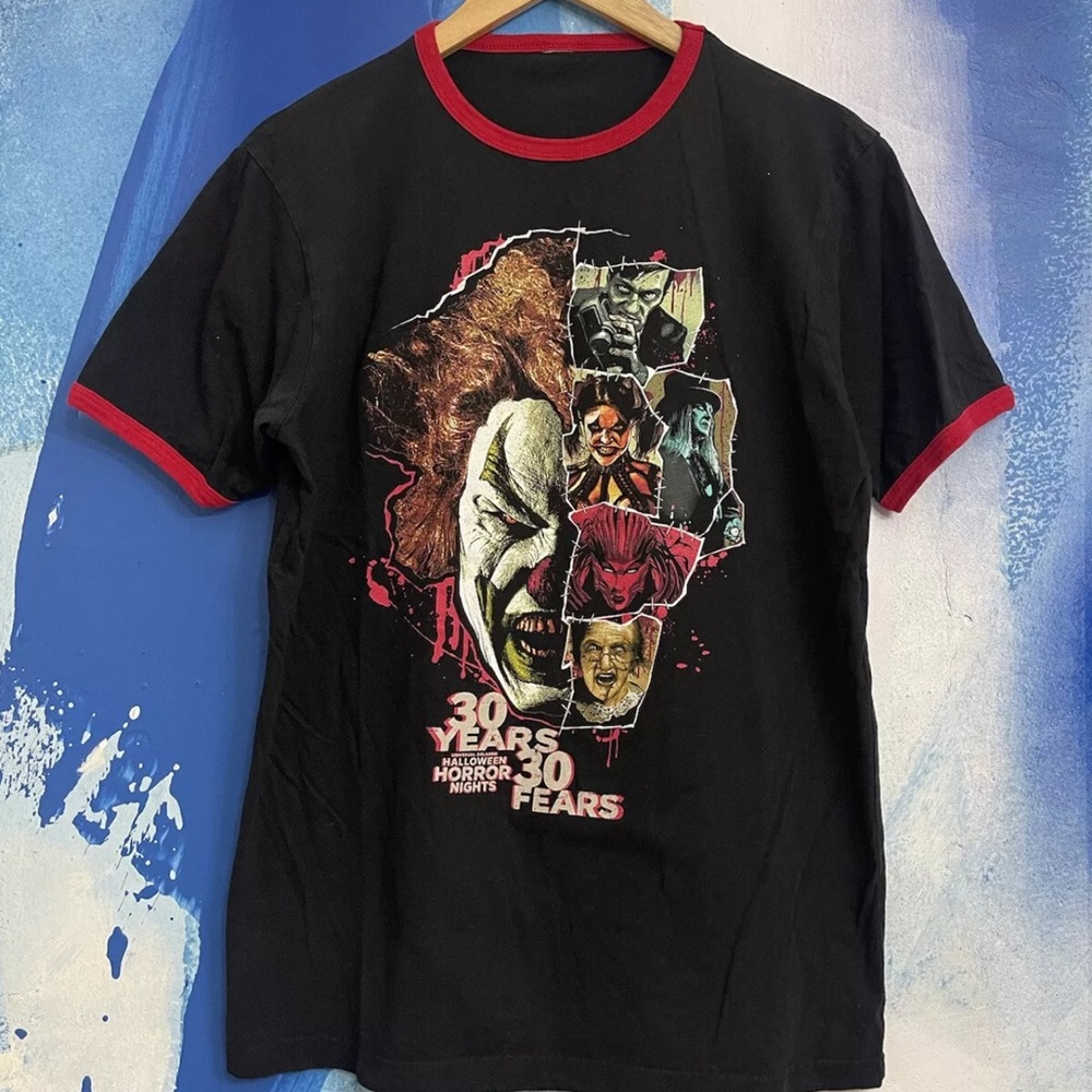 Universal Halloween Horror Nights HHN T-Shirt Mens Medium 30 Years Jack Clown